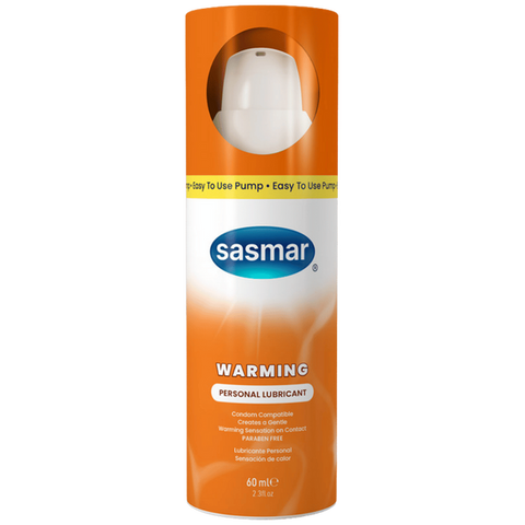 Sasmar Warming Water Based Personal Lubricant 60ml - Water Based Lubes