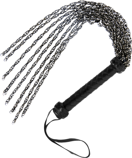 Master Series Gunmetal Chain Bondage Flogger Whips And Crops