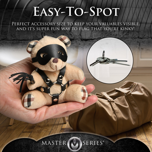 Master Series BDSM Teddy Bear Key Chain - Party Gifts and Novelties