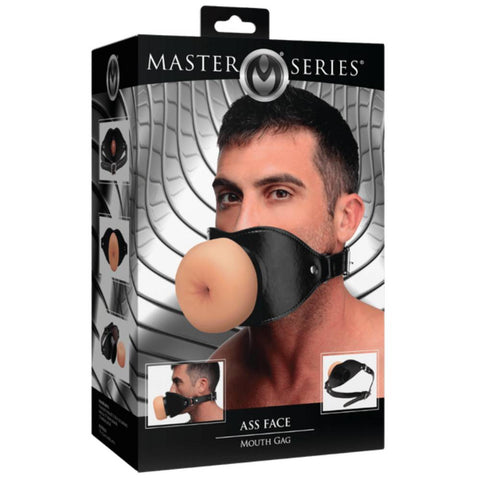 Master Series Ass Face Bondage Mouth Gag - Bondage Gags and Bits