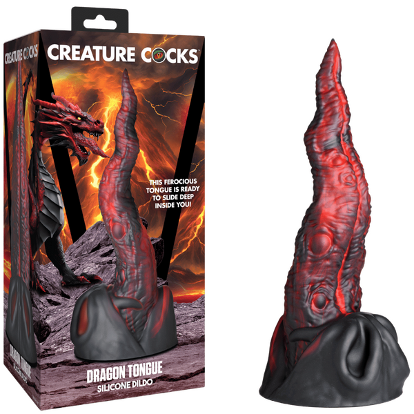 Creature Cocks Dragon Tongue Realistic Fantasy Silicone Dildo Realistic Dildos