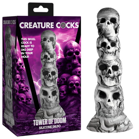 Creature Cocks Tower of Doom Silicone Dildo - Realistic Dildos
