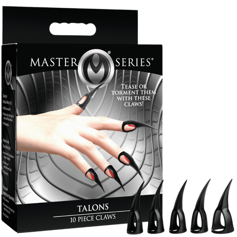 Master Series Talons BDSM Play Claws 10 Piece - Electro Sex