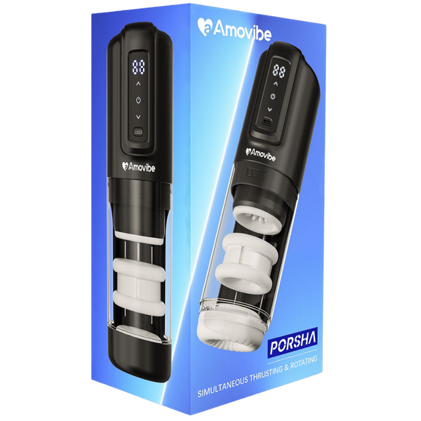 Amovibe Porsha Rechargeable Automatic Male Masturbator Masturbators and Strokers