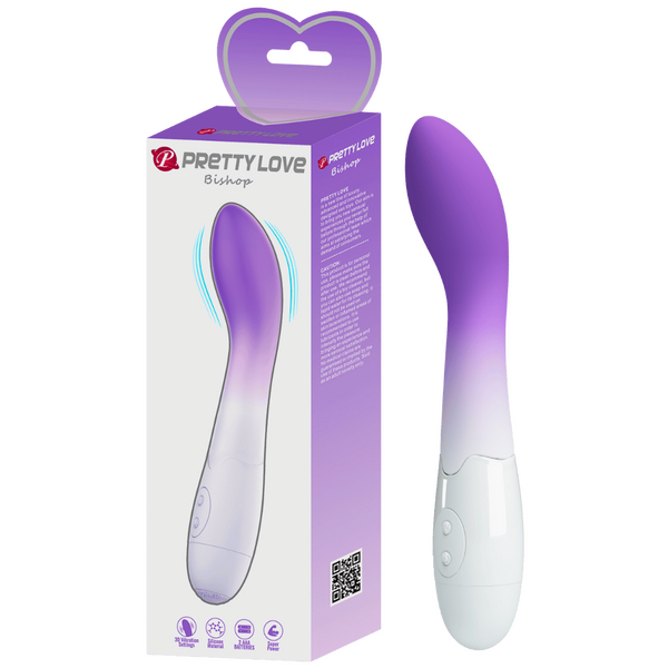 Pretty Love Bishop 30 Functions Curved G Spot Vibrator G-Spot Vibrators