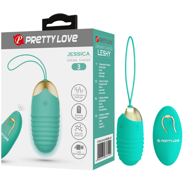 Pretty Love Jessica Dream Chaser Rechargeable Love Egg Love Eggs and Kegel Exercisers