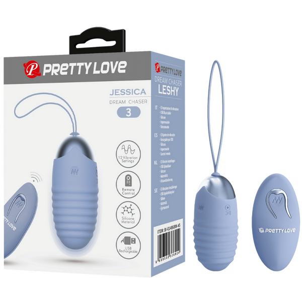 Pretty Love Jessica Dream Chaser Rechargeable Love Egg Love Eggs and Kegel Exercisers