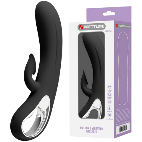 Pretty Love Nicola Rechargeable Silicone Rabbit Vibe - Rabbit Vibrators