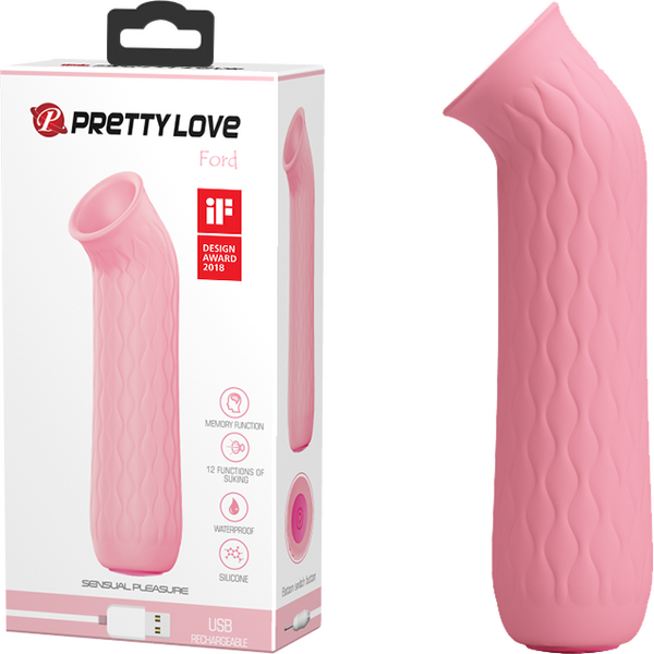 Baile Ford 12 Functions Rechargeable Clitoral Massager Clit Ticklers and Pulsators