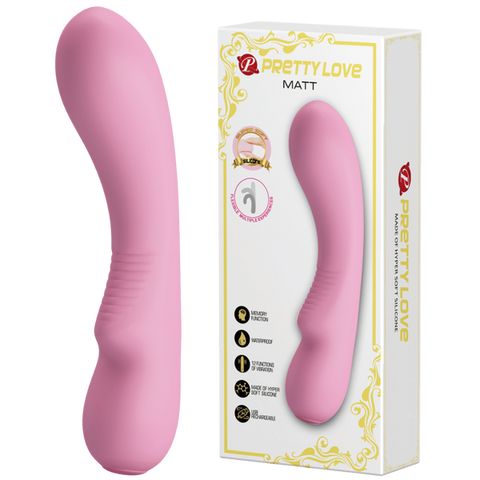 Pretty Love Matt 12 Functions Rechargeable G Spot Vibrator - G-Spot Vibrators