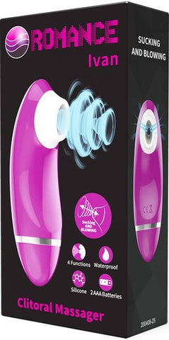 Pretty Love Ivan 4 Function Clitoral Stimulator - Clit Ticklers and Pulsators