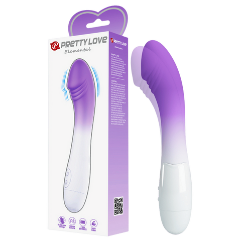 Pretty Love Elemental 30 Functions Silicone G Spot Vibrator - G-Spot Vibrators
