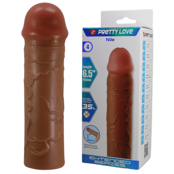 Pretty Love Nile 6.5 Inch Erection Enhancer Penis Sleeve Penis Sleeves and Extenders