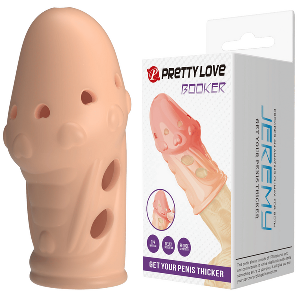 Baile Booker Male TPR Material Penis Extension Sleeve - Penis Sleeves and Extenders