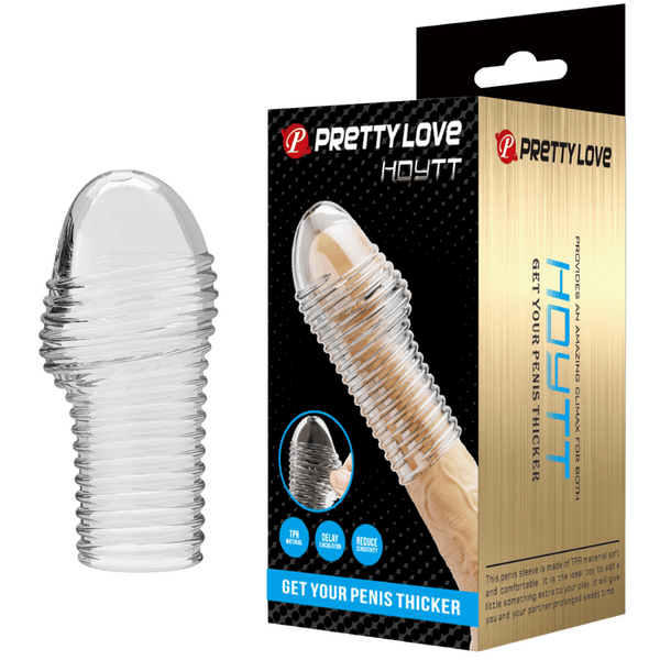 Baile Hoytt Realistic Penis Extender Sleeve - Penis Sleeves and Extenders