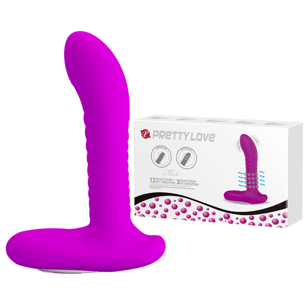 Pretty Love Merlin 12 Functions Silicone G Spot Vibrator - G-Spot Vibrators