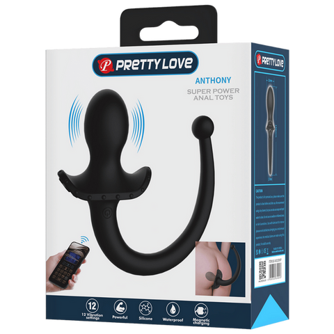 Baile Anthony Vibrating App Control Tail Anal Plug - Butt Plugs