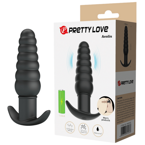 Baile Aeolis Vibrating Silicone Anal Plug - Butt Plugs