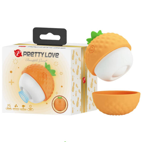 Pretty Love Rechargeable Pineapple Secret Clitoral Vibrator - Clit Ticklers and Pulsators