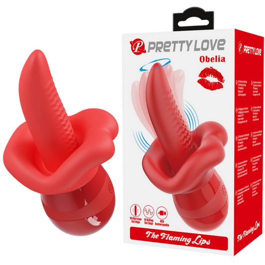Baile Obelia Flaming Lips Rechargeable Clitoral Stimulator Clit Ticklers and Pulsators