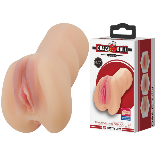 Crazy Bull Caroline Realistic Pussy Mens Stroker Flesh Realistic Butts And Vaginas