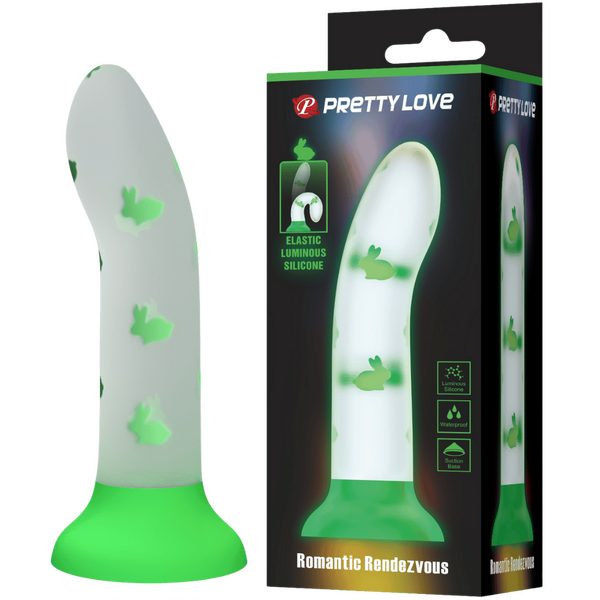 Pretty Love Romantic Rendezvous Realistic Dong Green Realistic Dildos