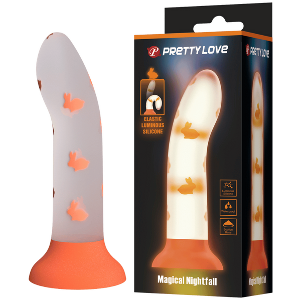 Pretty Love Magical Nightfall Realistic Dildo Orange Realistic Dildos