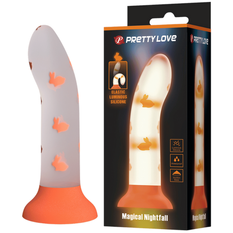 Pretty Love Magical Nightfall Realistic Dildo Orange - Realistic Dildos