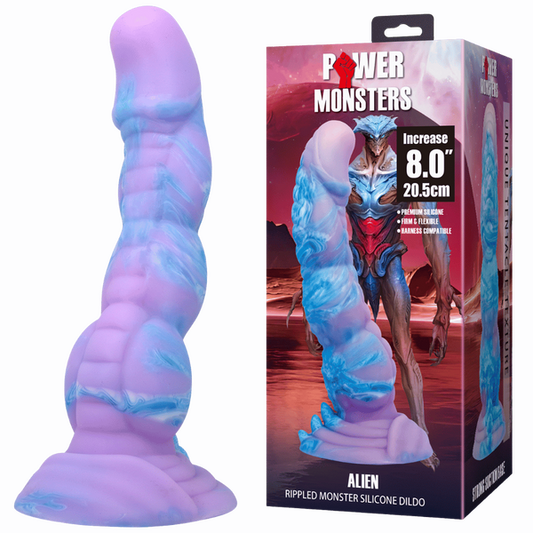 Baile Alien 8 Inc Huge Creature Silicone Cock - Realistic Dildos