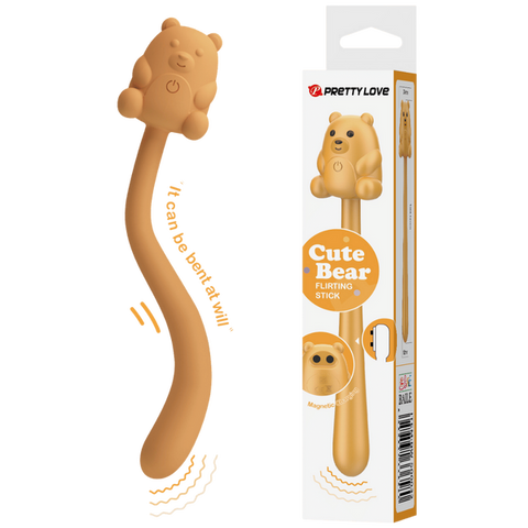 Pretty Love Cute Bear Flirting Stick Adult Massager - Personal Massagers