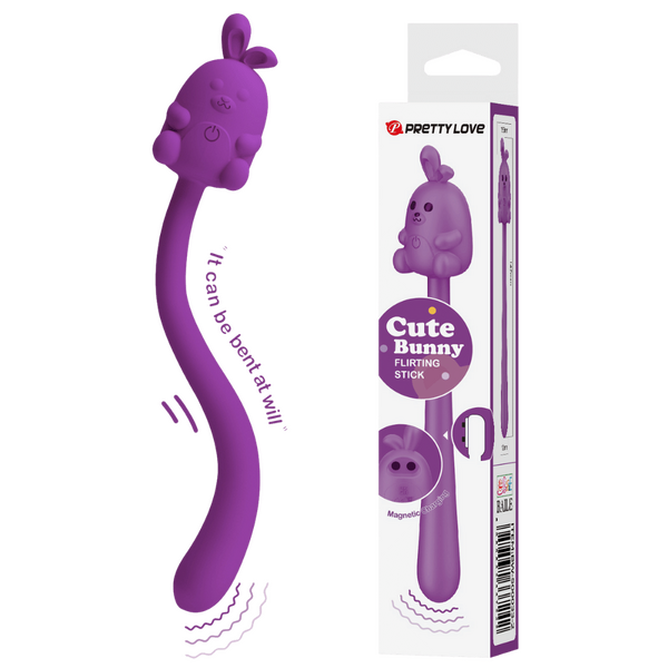 Pretty Love Cute Bunny Flirting Stick Personal Massager Personal Massagers