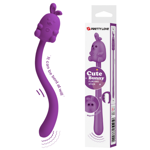 Pretty Love Cute Bunny Flirting Stick Personal Massager - Personal Massagers