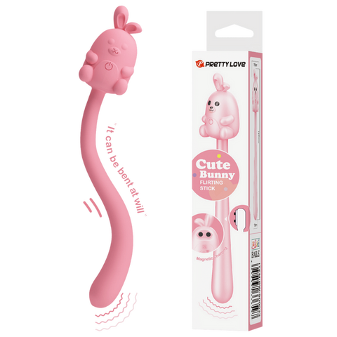 Pretty Love Cute Bunny Flirting Stick Personal Massager - Personal Massagers