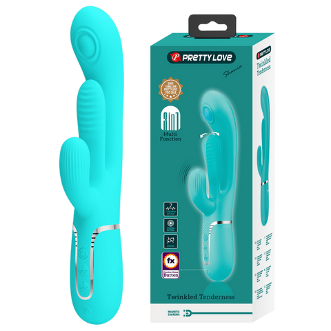 Pretty Love Shania 4 in1 - 7 Functions Rabbit Vibrator - Rabbit Vibrators