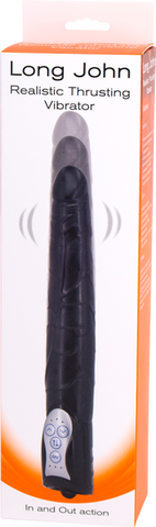 Seven Creations Long John Realistic Thrusting Vibrator - Vibrating Dildos