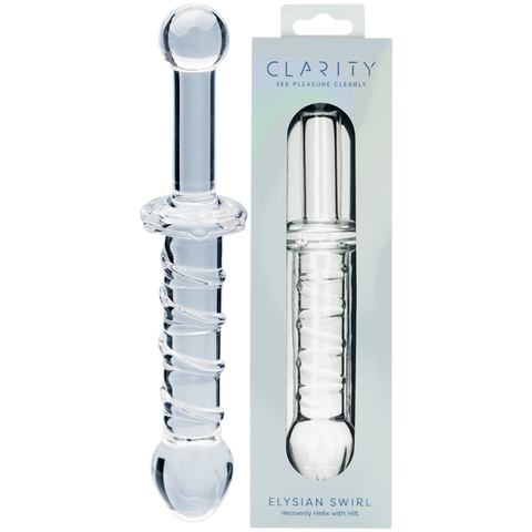Creative Conceptions Elysian Swirl Handblown Glass Dildo - Glass Sex Toys