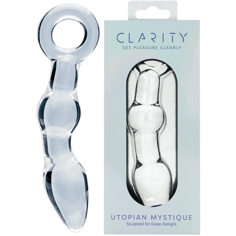 Creative Conceptions Utopian Mystique Glass Anal Dildo - Glass Sex Toys
