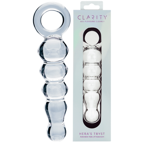 Creative Cocneptions Heras Tryst 4.9 Inch Glass Dildo - Glass Sex Toys