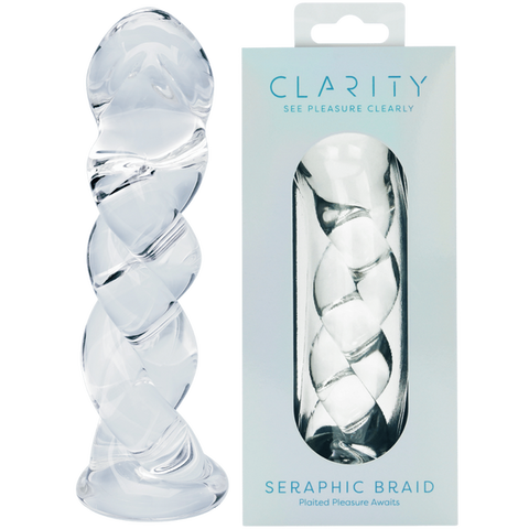 Creative Conceptions Seraphic Braid Glass Dildo - Glass Sex Toys