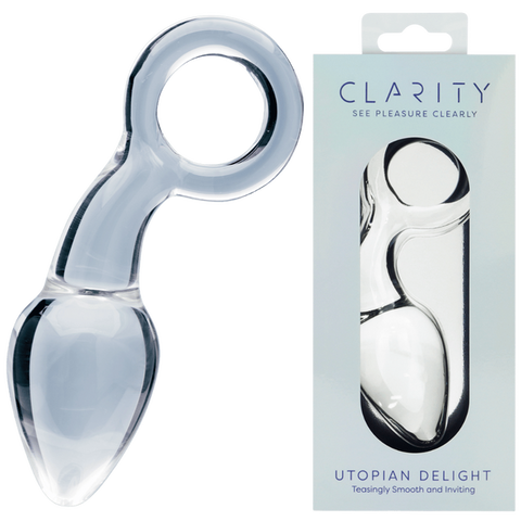 Creative Conceptions Utopian Delight Glass Anal Plug - Glass Sex Toys