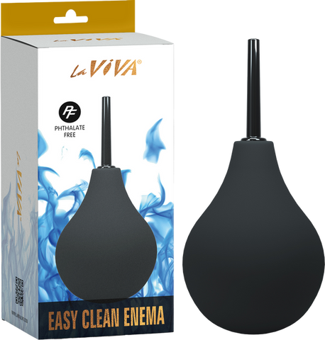 La Viva Premium Easy Clean Silicone Enema & Douche - Enemas and Douches