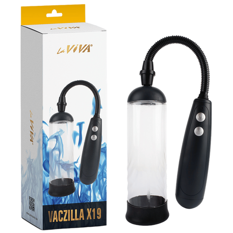 Vaczilla X19 Cylinder 2 Speed Mens Penis Pump - Penis Pumps And Stretchers