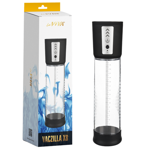 Vaczilla X8 USB Electronic Penis Pump With Quick Release Valve - Penis Pumps And Stretchers