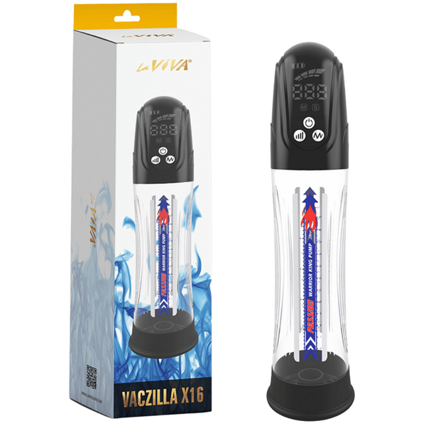 Vaczilla X16 Auto 4 Function Cylinder Penis Pump Penis Pumps And Stretchers