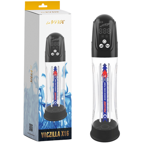 Vaczilla X16 Auto 4 Function Cylinder Penis Pump - Penis Pumps And Stretchers