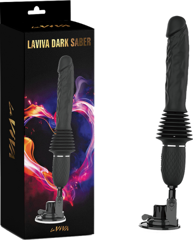 La Viva Dark Saber Multi Function Vibrating Dildo Black - Vibrating Dildos