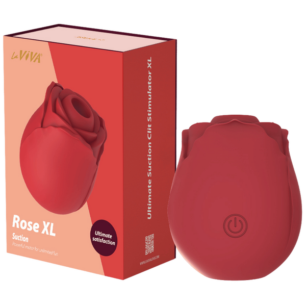 La Viva Rose Petal Tapping Clitoral Stimulator XL Clit Ticklers and Pulsators
