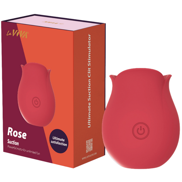 La Viva Rose Petal Tapping Clitoral Vibrator Clit Ticklers and Pulsators