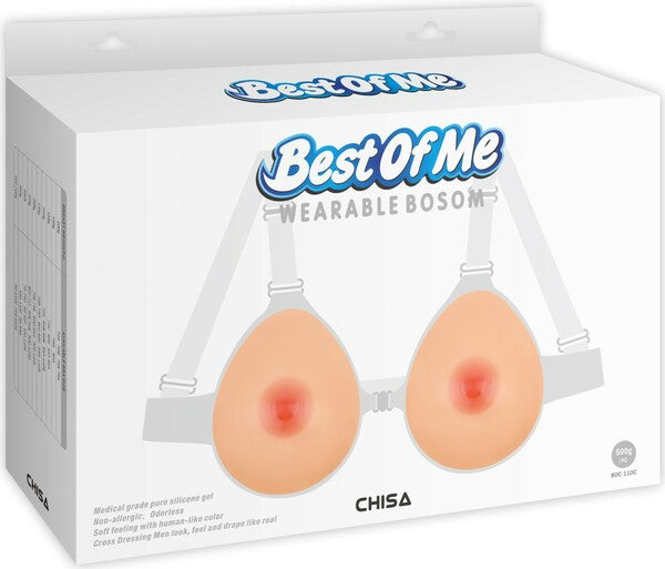 Best of Me Wearable Bosom Womens Wearable Breast Prosthesis 500g Breast and Nipple Toys