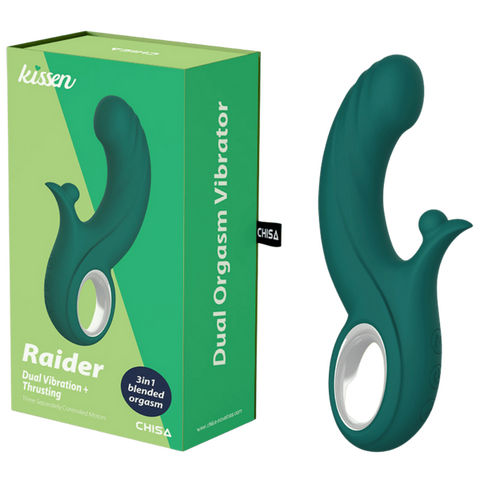 Kissen Raider G Spot Rabbit Vibrator Green - Rabbit Vibrators